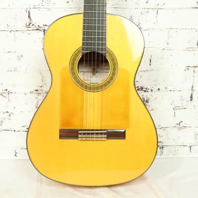 1997 LoPrinzi Natural Flamenco Guitar W/ Hard Shell Case image 2