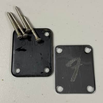 Late 1970's Fender Neck Plate with Cushion and Screws (M-452) image 1