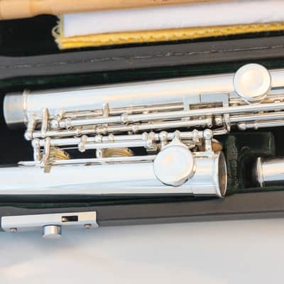 Pearl PF-501 Flute Silver-plated with Split-E *Made in Japan *Cleaned & Serviced *Ready to play image 9