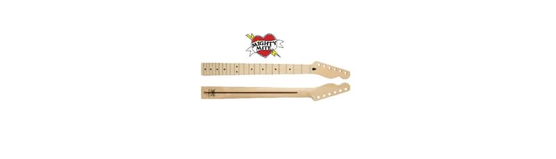 New Fender® Lic. Mighty Mite® Tele® style Maple 9.5" radius 21 fret finished neck image 1