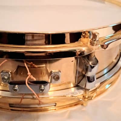 UNMARKED BRASS PICCOLO SNARE DRUM 13"/8L- FREE SHIP TO C-USA! image 7