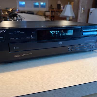 Sony CDP-C235 CD Changer 5 Compact Disc Player Vintage HiFi Black - SERVICED image 2