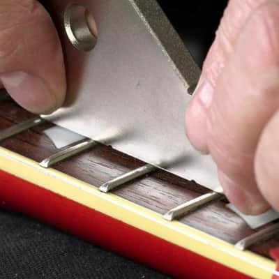 StewMac Fret Kisser Fret Leveling Tool, Quickly Spot Level a Single Guitar Fret (3771) image 3