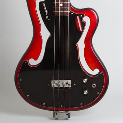 Ampeg  AEB-1 Electric Bass Guitar (1966), ser. #149, original black hard shell case. image 3