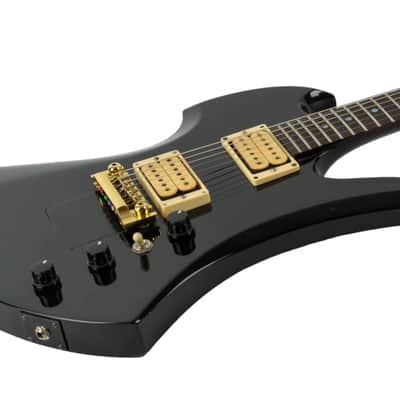 1980s B.C. Rich NJ Series Mockingbird Made in Nagoya Japan Black