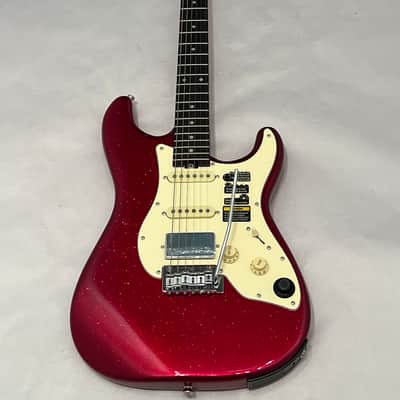 Mooer GTRS S801 H/S/S Intelligent Electric Guitar Candy Apple Red Sparkle  Built in Effects System, Loop Drum Machine, 12 Hours Battery Life image 1