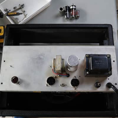 Serviced - Fender Champ Silverface 1974 with Blackface panel image 16