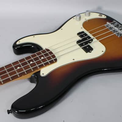2012 Fender Standard Precision Bass MIM Sunburst Finish image 8