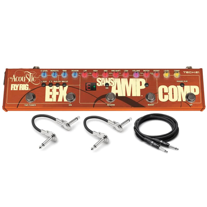 New Tech 21 Acoustic Fly Rig Sansamp Guitar Effects Pedal image 1