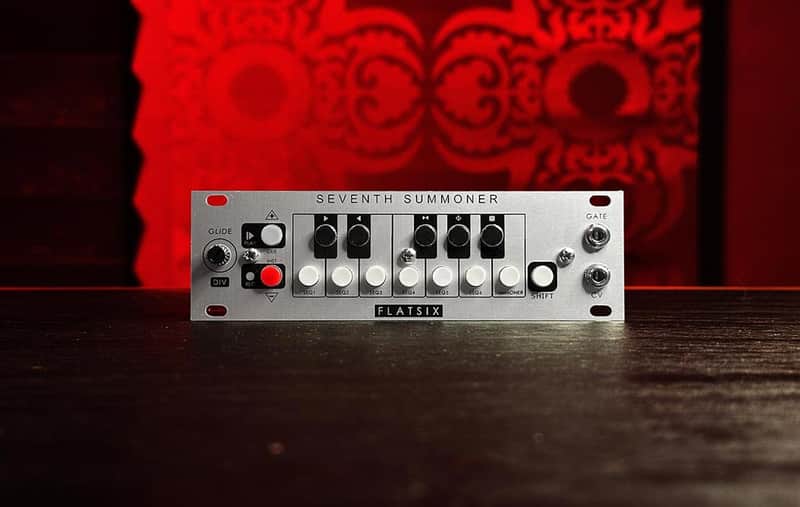 FlatSix Modular Seventh Summoner (Silver) - 1U performance sequencer with 6 sequences & sequence chaining image 1