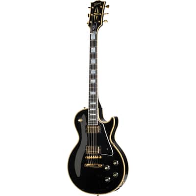 Gibson 1968 Les Paul Custom Reissue Electric Guitar - Ebony image 2