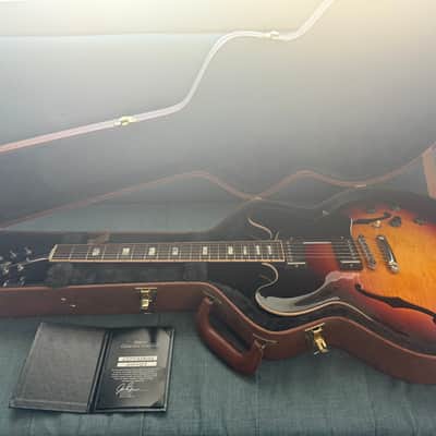 2017 Gibson ES-335 Block - AAA Antique Sunset Burst image 4