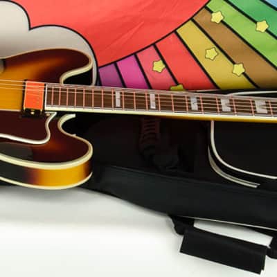 Epiphone Sheraton Frequensator Semi-hollowbody Electric Guitar - Vintage Sunburst, Gig Bag image 2