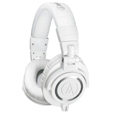 Audio Technica ATH-M50xWH | Closed Back Dynamic Monitor Headphone BLACK OR WHITE image 3