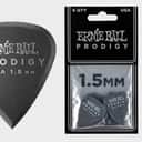 1.5mm Black Standard Prodigy Picks 6-Pack Precision Machined High-Density Non-Slip-Textured Delrin Sharp-Attack Design