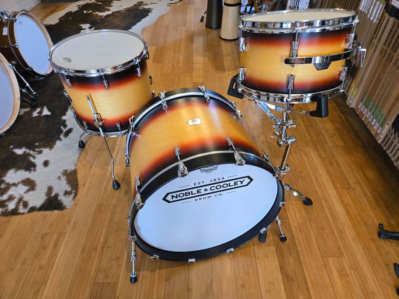 Drum Kits - Noble & Cooley 16x22 8x13 14x16 Horizon Series Drum Kit (Vintage Sunburst Satin) image 1