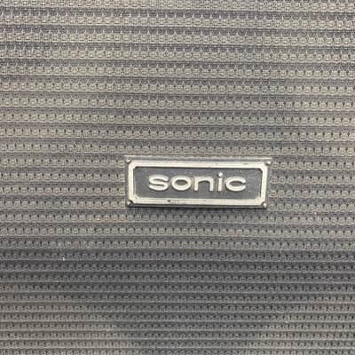 Laney AOR Pro Tube Lead 100 Series Head with Sonic 4x12 cab loaded with Celestion g12k-85 1980's Half Stack image 4