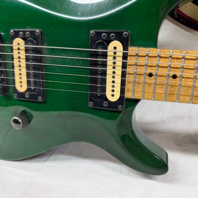 Carvin CT3 ct-3 California Carved Top Guitar with Case 2000s - Green / Maple fingerboard image 6