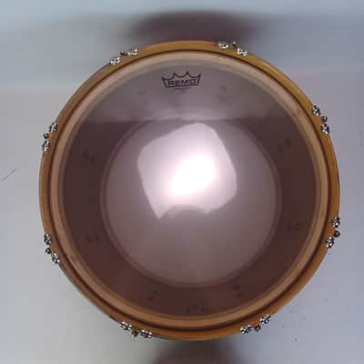 WFL Ludwig 12x17"Tenor Tom Drum Red Lacquer +Natural Maple Wood Hoops Vintage40s image 8