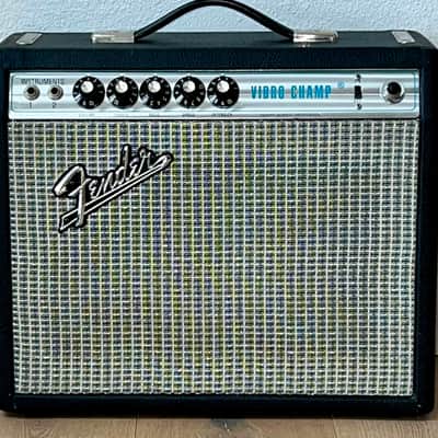 Super Clean 1978 Fender Vibro Champ 6-Watt 1x8" Guitar Combo Silverface, Completely Serviced, Amazing Condition ! image 1