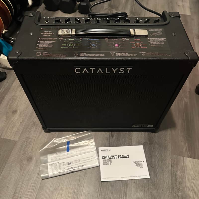 Line 6 Catalyst 100 2-Channel 100-Watt 1x12" Modeling Guitar Combo 2022 - Present - Black image 1