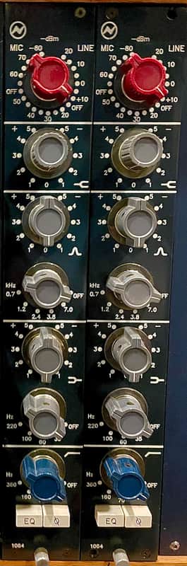 Neve 1064's. Pair of Original Vintage Rare Class A Mic Pre-EQs image 1
