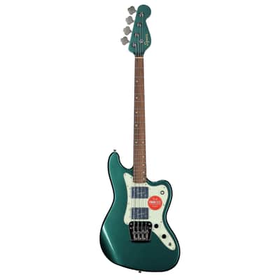 Squier Paranormal Rascal HH Bass Guitar, Sherwood Green image 5