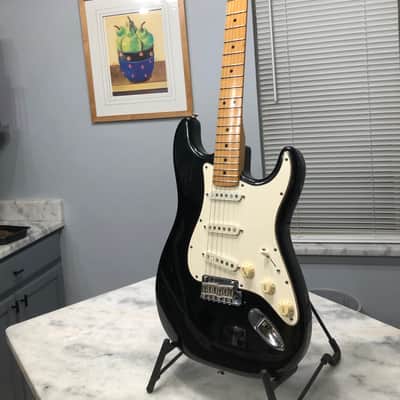 1987 USA Fender Stratocaster Standard Black image 2