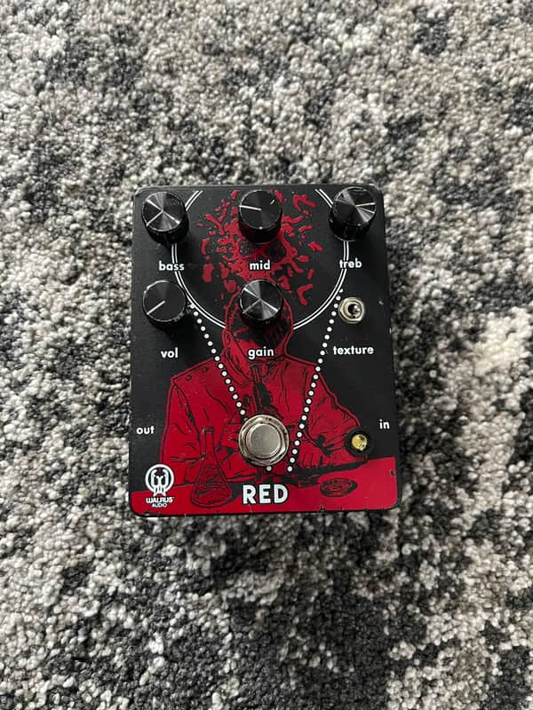 Walrus Audio Red High Gain Distortion Rare Guitar Effect Pedal image 1