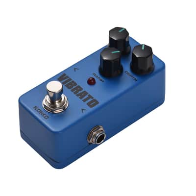 KOKKO FVB2 VIBRATO Electric Guitar Effect Pedal Traditional Vibrato Effect with Three Functional Knobs for Guitarists During Performances or Practice Compact (Price includes the import duty for US buyer) image 1