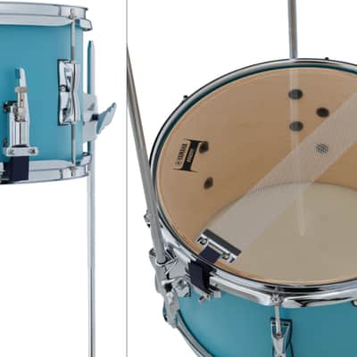 Yamaha - Stage Custom Hip 4-Piece Shell Pack (20,10,13,SD) - Matte Surf Green + HW3 hardware image 3