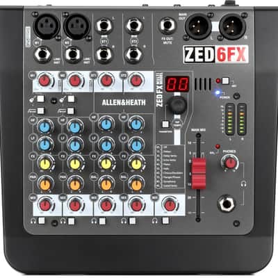 Allen & Heath ZED-6FX 4-channel Mixer with Effects image 3