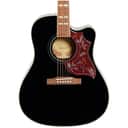 Epiphone Exclusive Hummingbird PRO Cutaway Acoustic-Electric Guitar, Ebony
