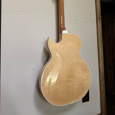 Guild Starfire III — USA-Made Blonde Flame Thinline Hollowbody w/ Vibrato, HSC image 4