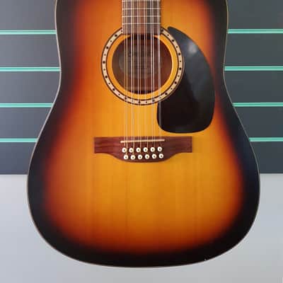 Simon & Patrick Songsmith 12 Sunburst Dreadnought 12 String Acoustic Guitar image 2