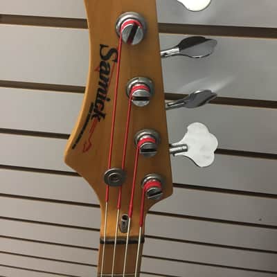Samick P Bass left Handed 1990's Black image 2