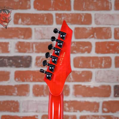 Dean USA Custom Vengeance Flame Maple Top Transparent Red Burst 2021 w/OHSC image 10