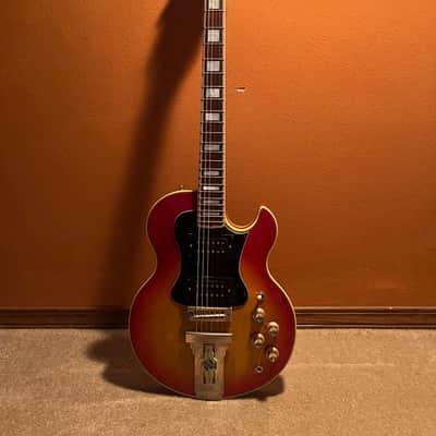 Ibanez 2399DX L-Style Solid Body 1974 - 1976 - Cherry Sunburst image 20