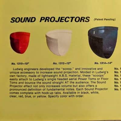 Ludwig Sound Projector 6pc Set 10/12/13/14/15/16 (C021-6) image 12