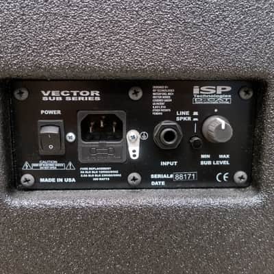ISP Technologies Vector 210 1,000-watt 2 x 10-inch Powered Sub Cabinet image 8