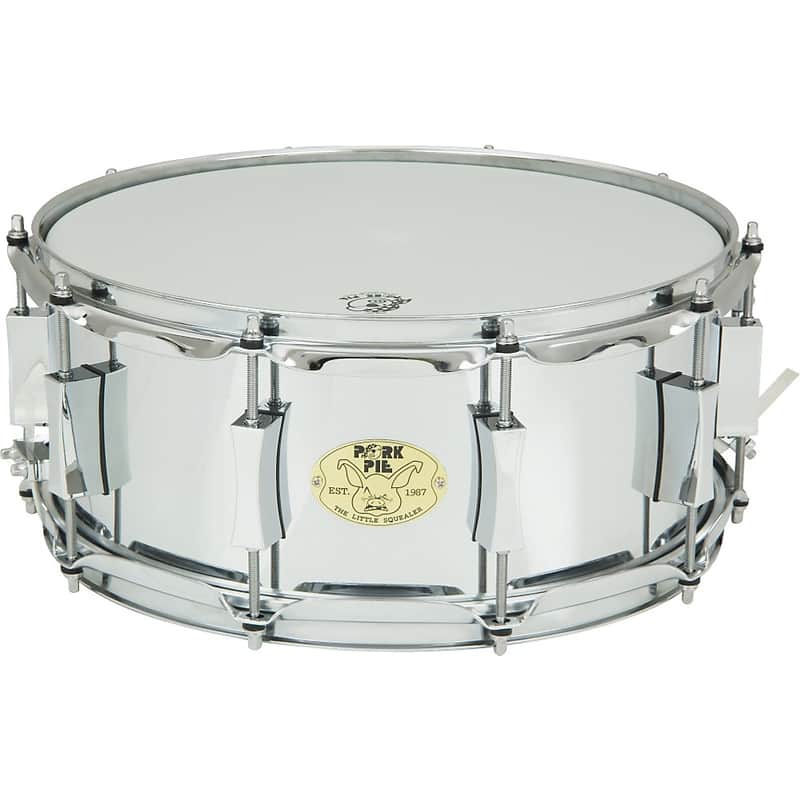 Pork Pie Little Squealer 6x14" Steel Snare Drum image 1