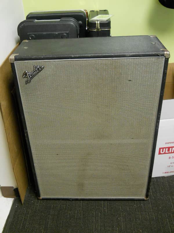 Vintage 1968 Fender Bassman "Drip-Edge" 2x12 Speaker Cabinet (unloaded) image 1