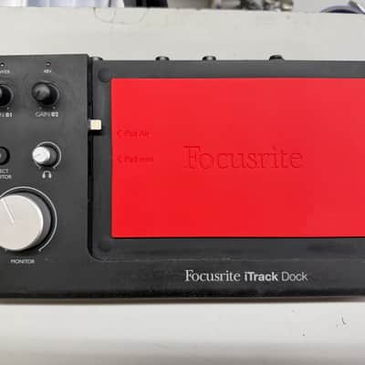 Focusrite iTrack Dock Mobile iPad Recording Interface 2010s - Black/Red image 1