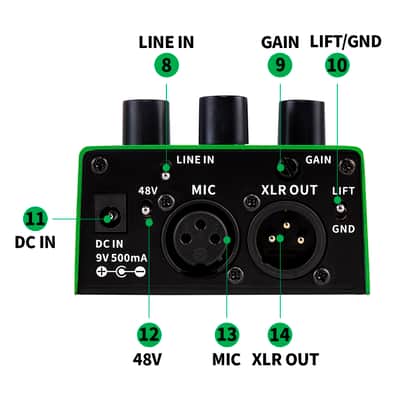 FLAMMA FV02 Vocal Doubling Effects Processor Support 48V Phantom Power,price include the import duty to US buyer image 9