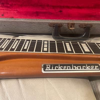 Vintage 50’s Rickenbacker SW-8 Lap Steel Guitar w/ Original Case image 8