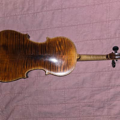 Vintage1922 American 4/4 Violin by FE Beardsley Traverse City Michigan Branded image 4