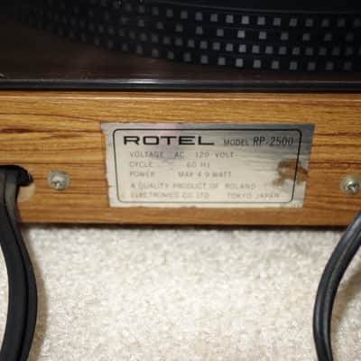 Rotel RP-2500 1970's /w/ Nagatron 165S Cartridge.  Nice Shape! image 7