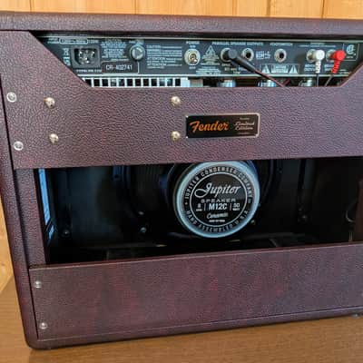 Fender '65 Princeton Reverb Reissue FSR Limited Edition Bordeaux Reserve 1x12" with Jupiter M12C image 10