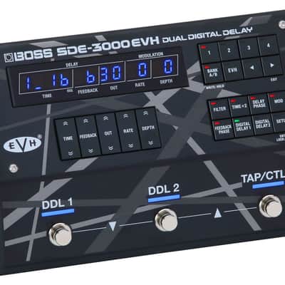 Boss SDE-3000 EVH Dual Digital Delay Effects Pedal image 1