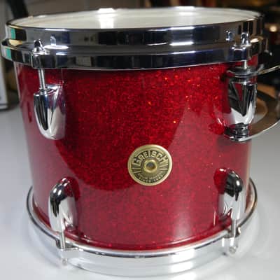 Gretsch USA Custom 4 shell pack - Round Badge - Red Glass - 24" 16" 13" 10" - 2013 image 14